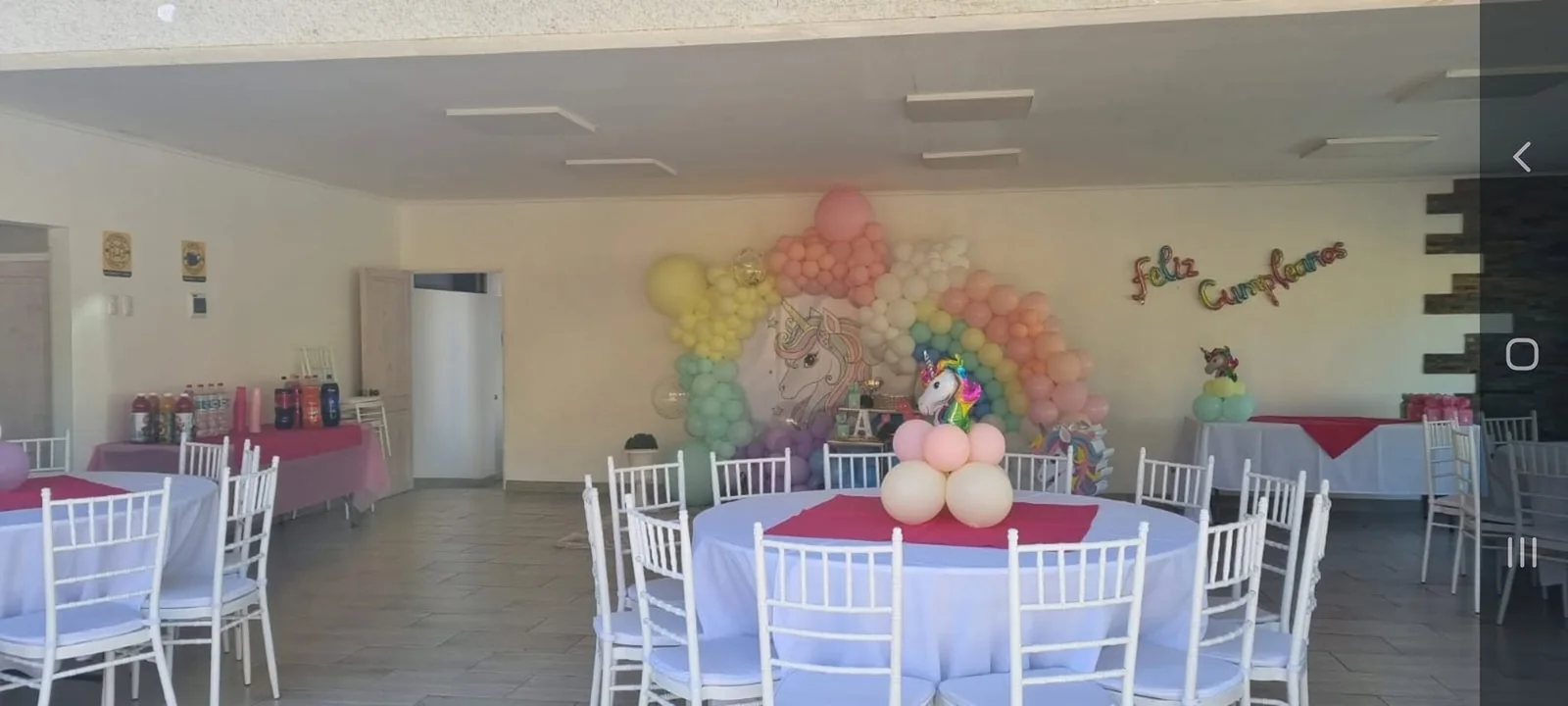 Decoración infantil temática unicornio